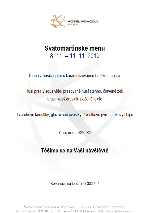 svatomartinské menu